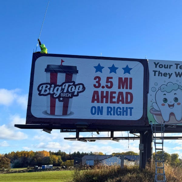 Billboard: Big Top Brew