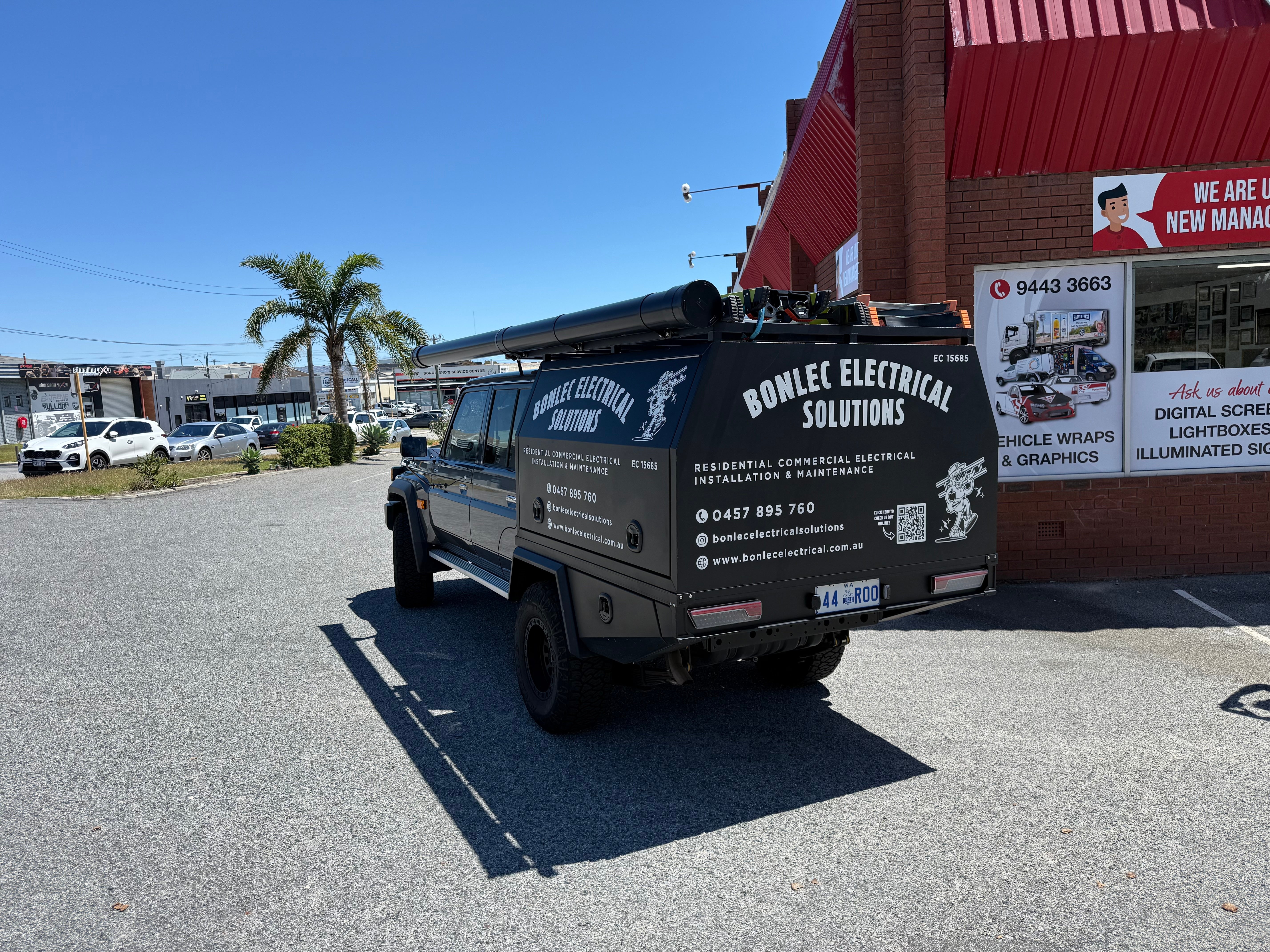 Turning Heads on the Road: Bonlec Electrical’s Land Cruiser Gets the Signarama Osborne Park Treatment