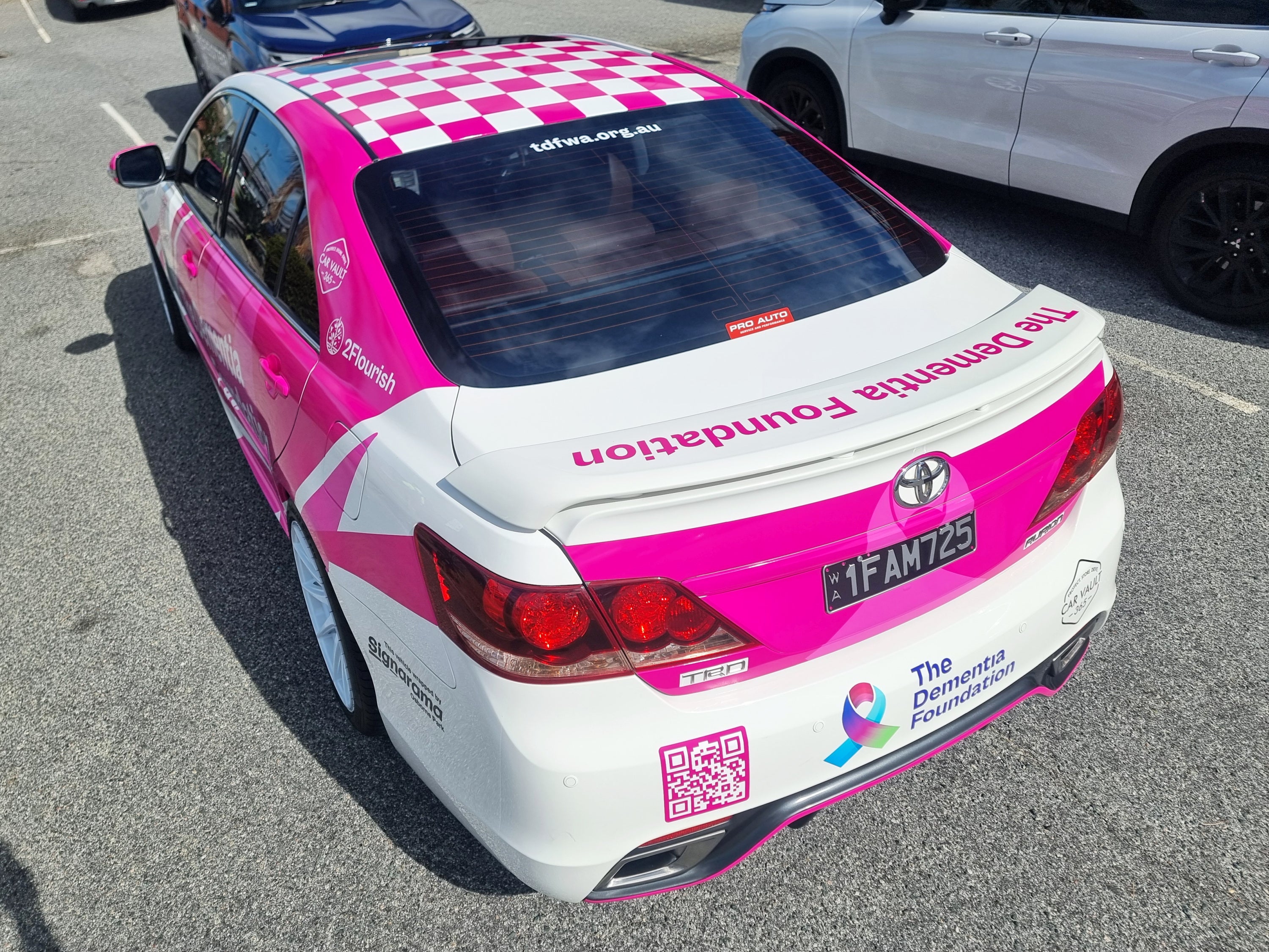 Raising Awareness in Motion: The Dementia Foundation Rally Car Wrap