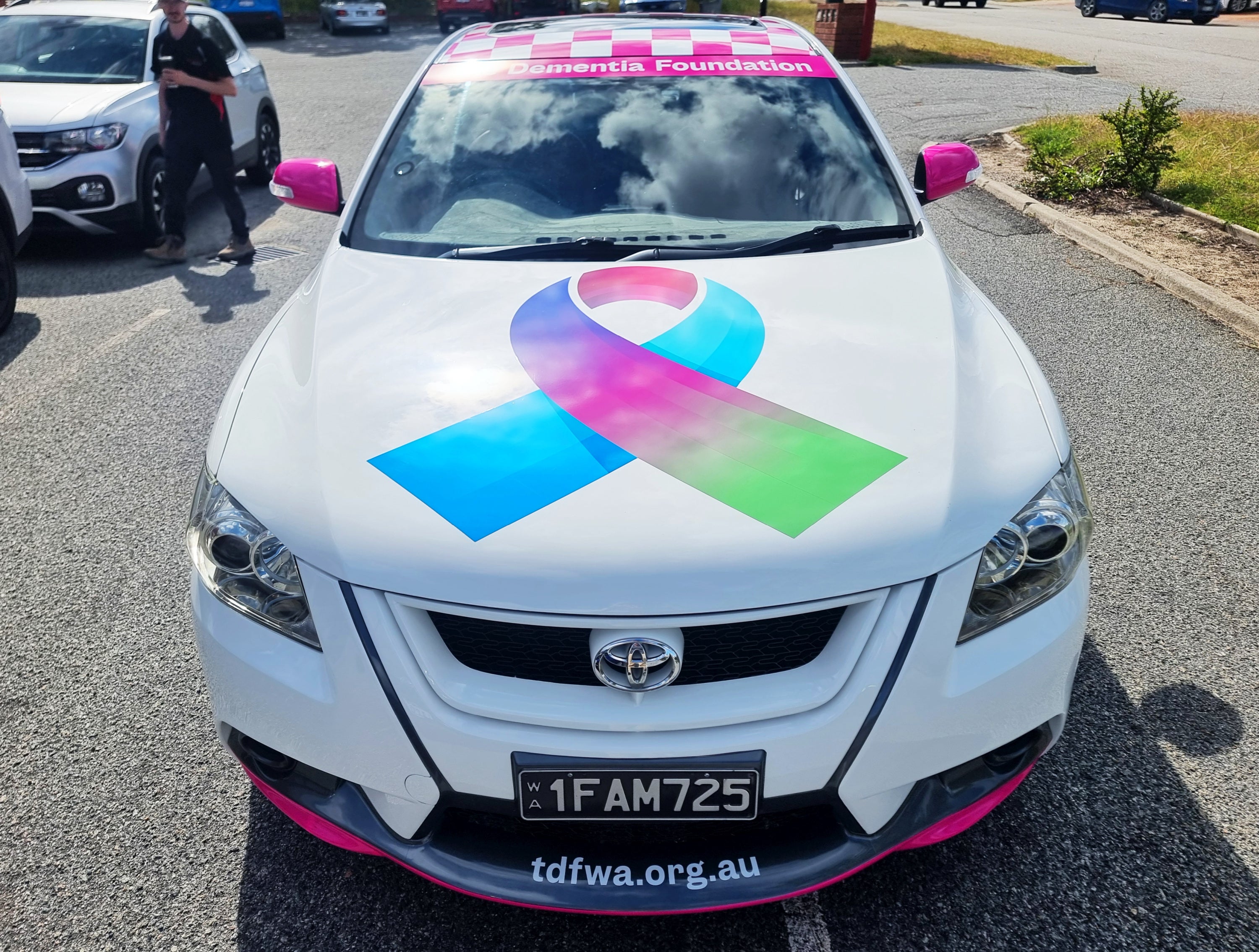 Raising Awareness in Motion: The Dementia Foundation Rally Car Wrap