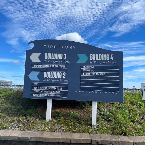Outdoor Directory Signs for Congress Street Properties