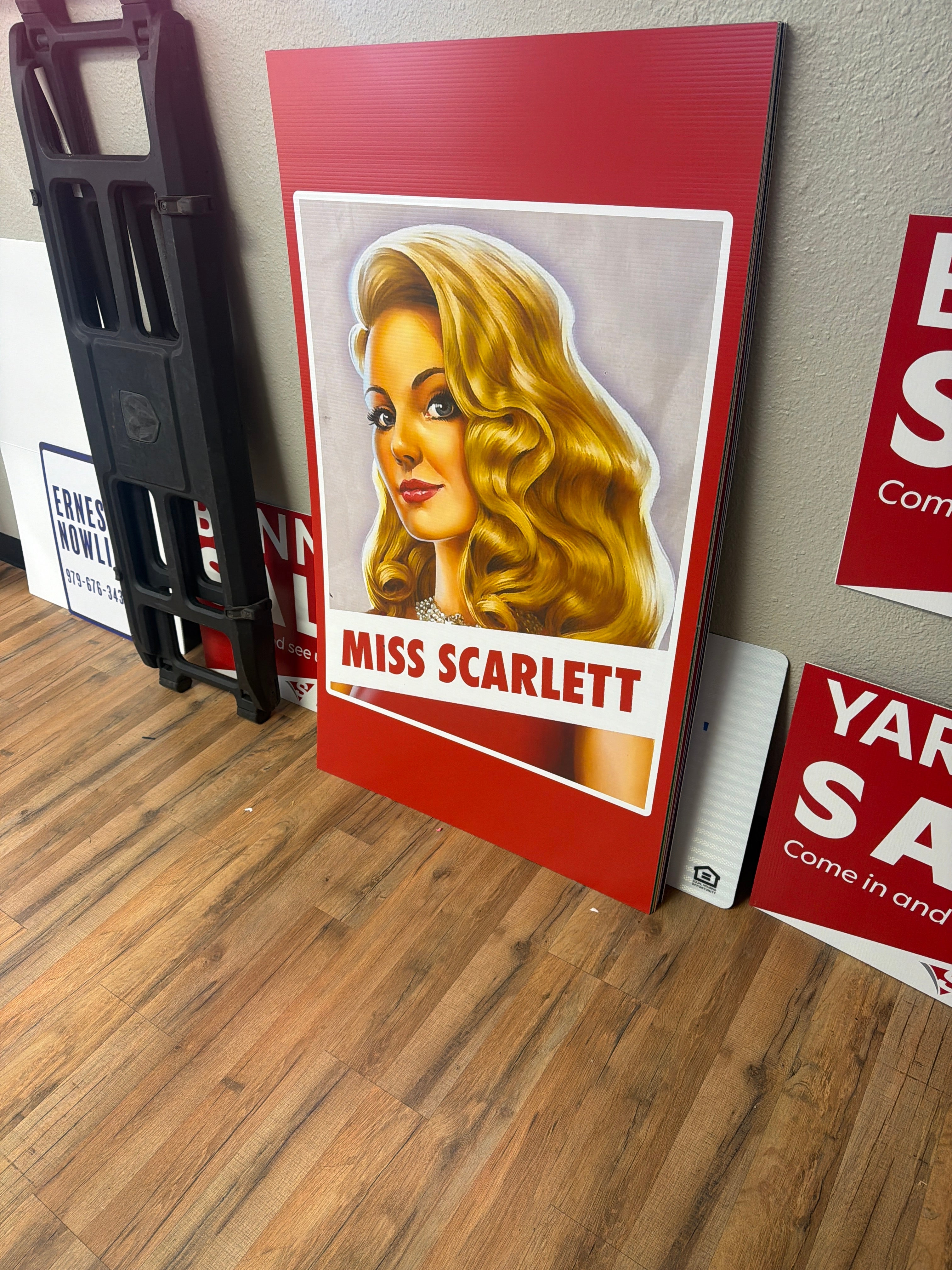 Charity Event Signage for CAMP Facility Services