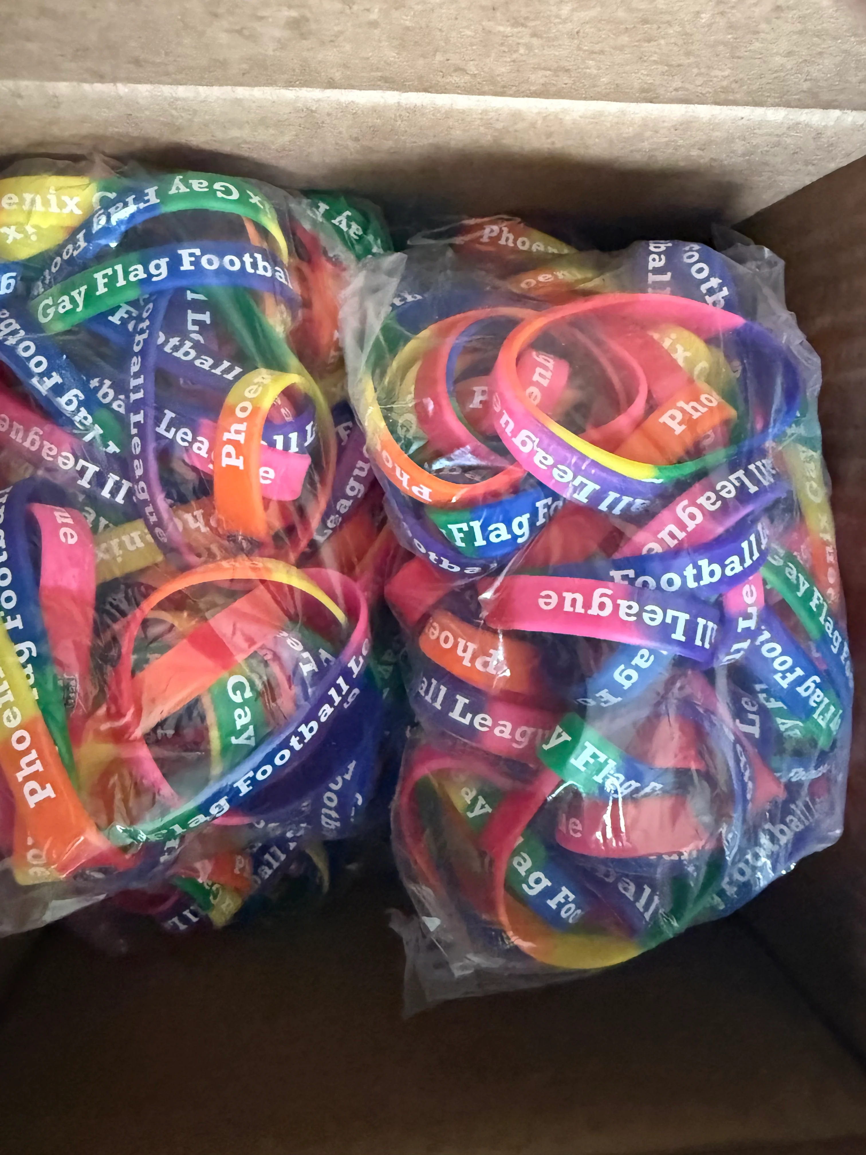 Game Day Vibes with PGFLL!  Branded Football Stress Balls & Wristbands from Fully Promoted Tempe Bring the Fun to the Parade!