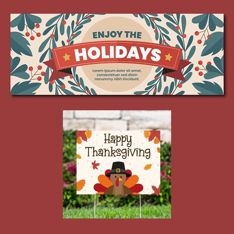 Get Holiday-Ready with Custom Signs from Signarama Danvers!