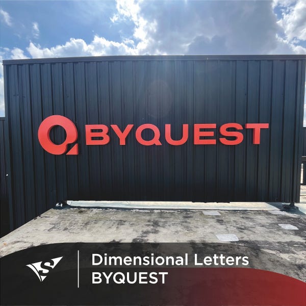 BYQUEST Dimensional Letters