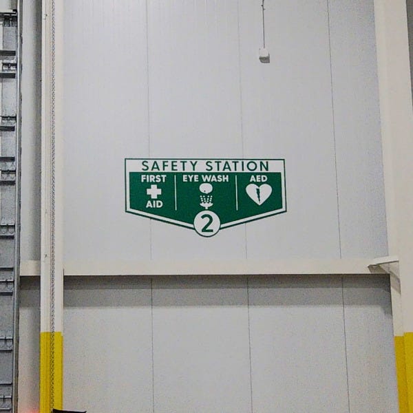 safety wall graphic