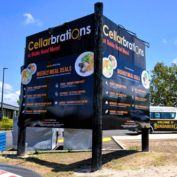 ACM flat panel Signage | Townsville Signs | Graphic Design | Signage Townsville