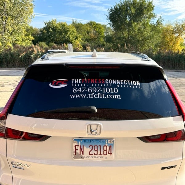 The Fitness Connection Rear Vehicle Graphics