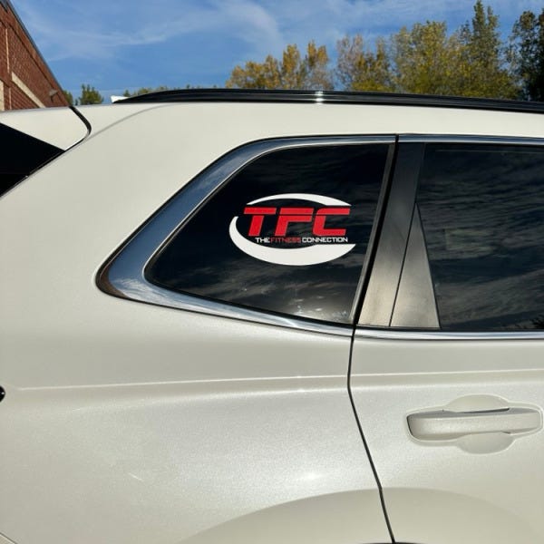 The Fitness Connection Passenger side Vehicle Graphics