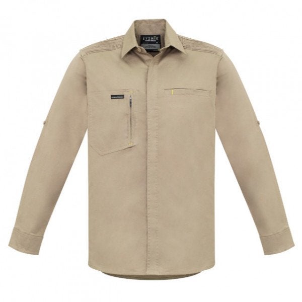 Custom Mens Streetworx L/S Stretch Shirt