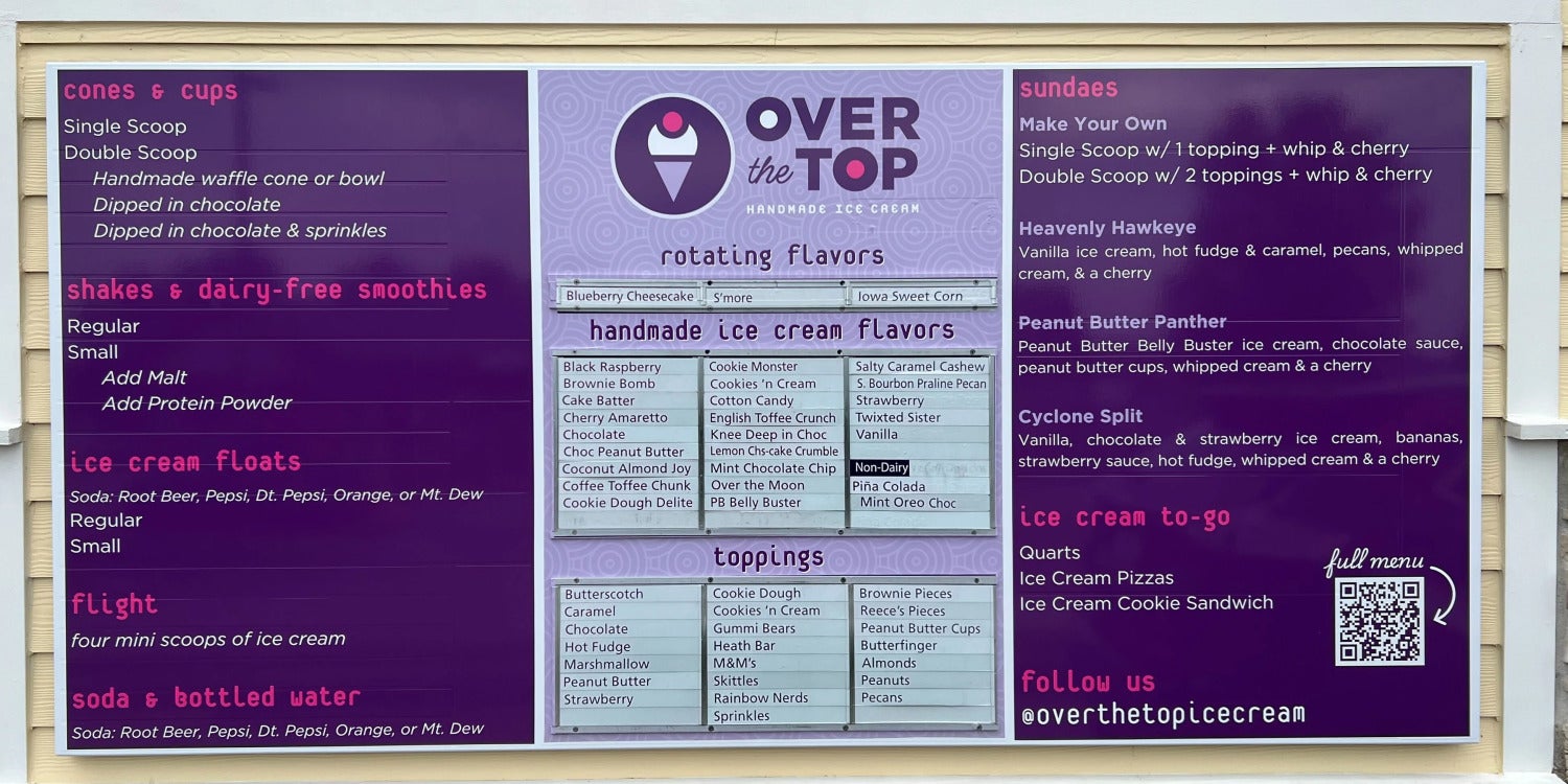 Menu Board Signs