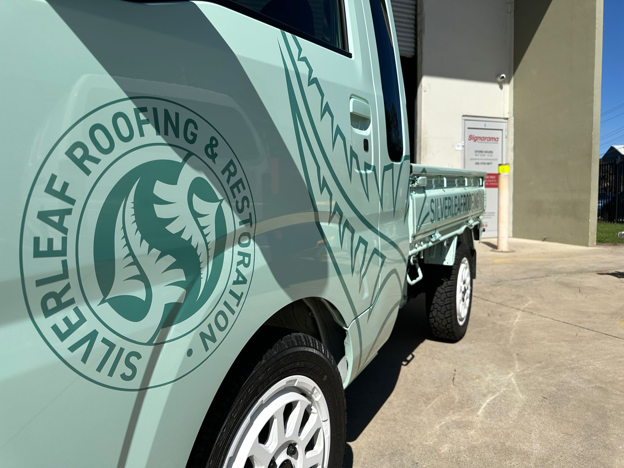 Silverleaf Roofing Vehicle Wraps