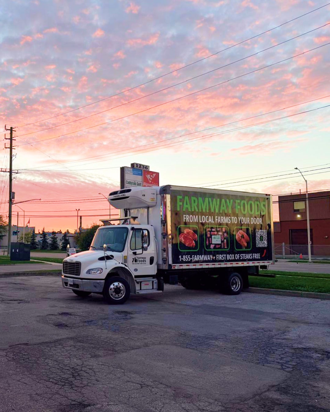 Bold Full Truck Wrap Rebrand for Farmway Foods by Signarama Oakville