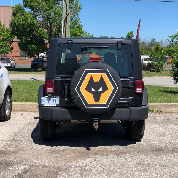 Custom Spare Tire Cover with HiTack Vinyl – Small Project, Big Personalization