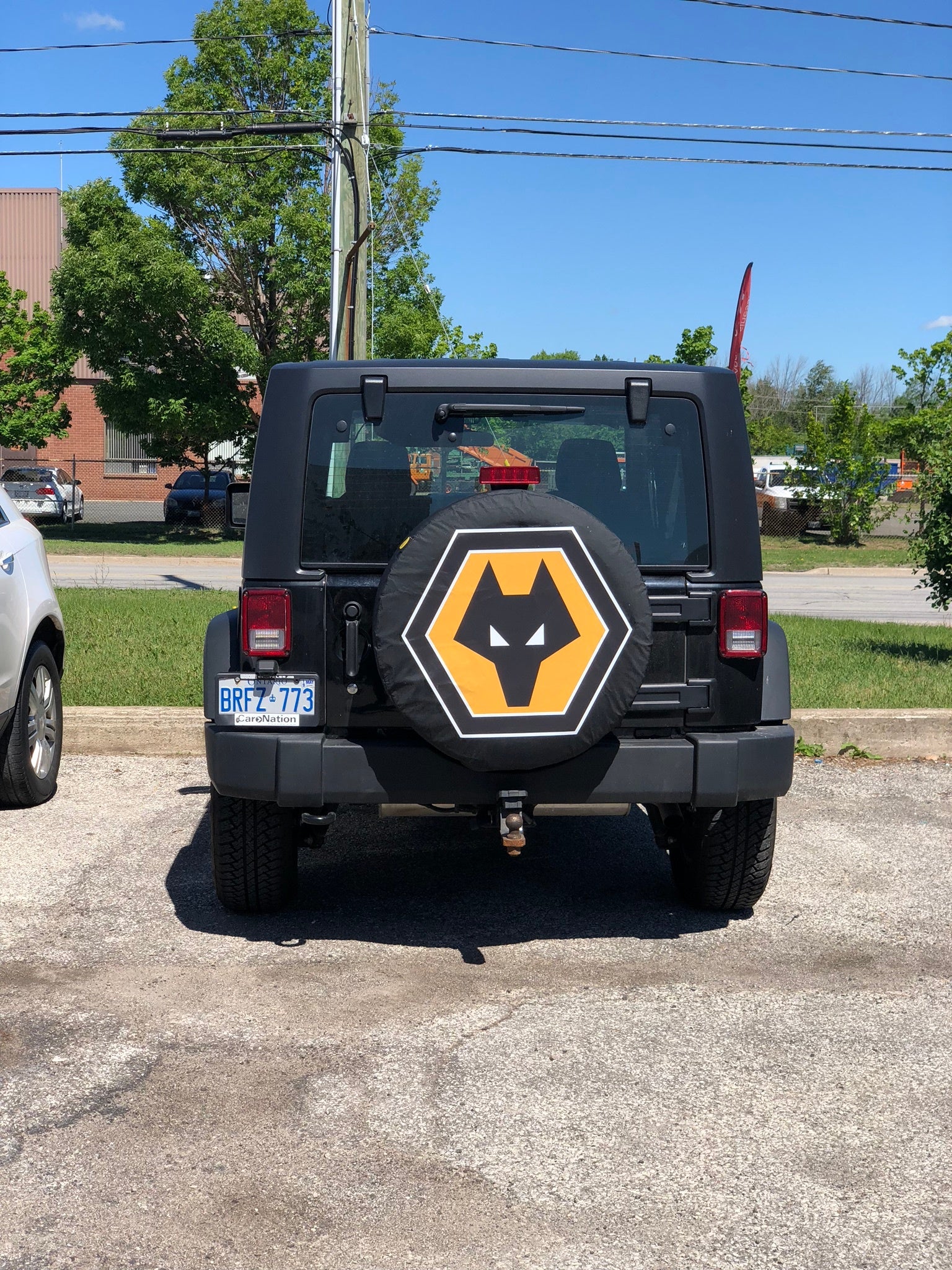 Custom Spare Tire Cover with HiTack Vinyl – Small Project, Big Personalization