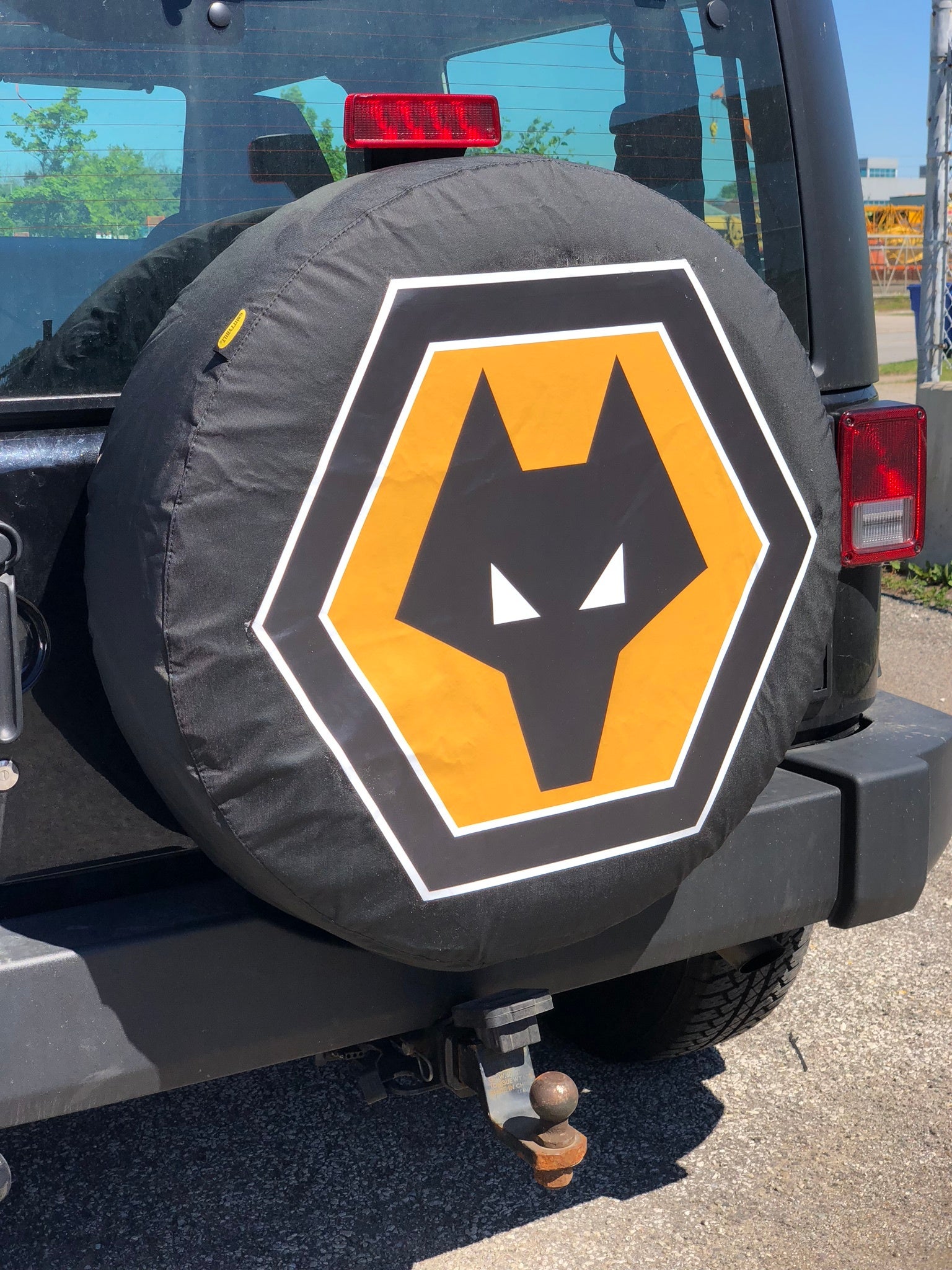 Custom Spare Tire Cover with HiTack Vinyl – Small Project, Big Personalization