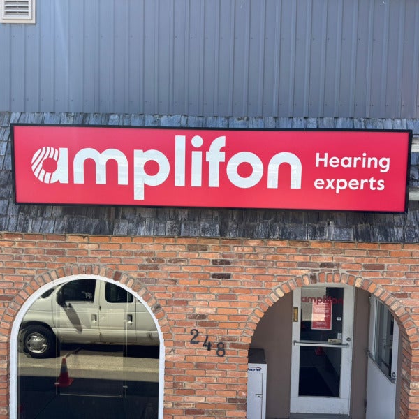On-Site Vinyl Graphics Removal in Glencoe, Ontario for Amplifon — Fast, Professional & Hassle-Free