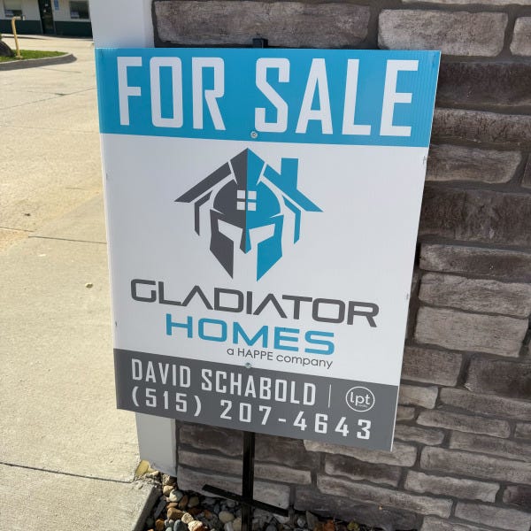 Ankeny - Ankeny Real Estate Gladiator Homes Listing Signs