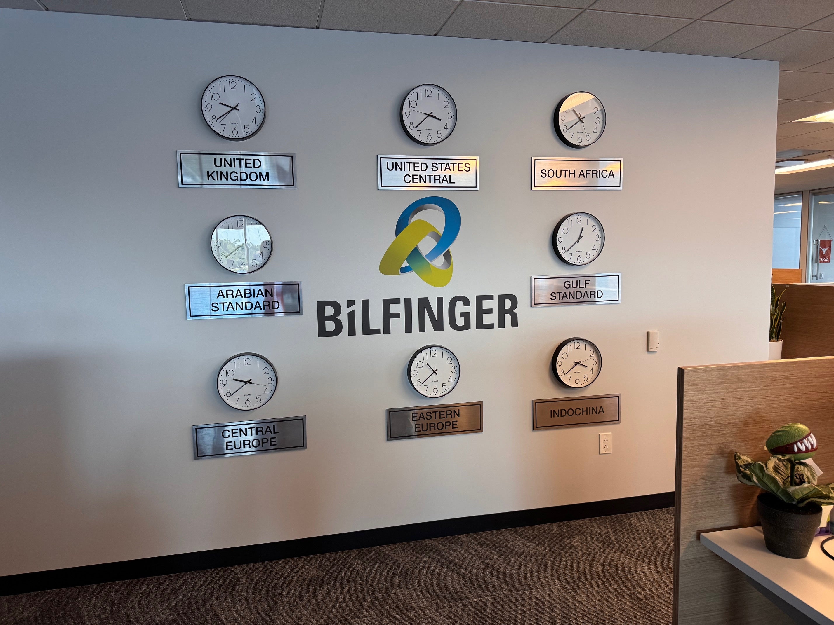 Custom office decoration