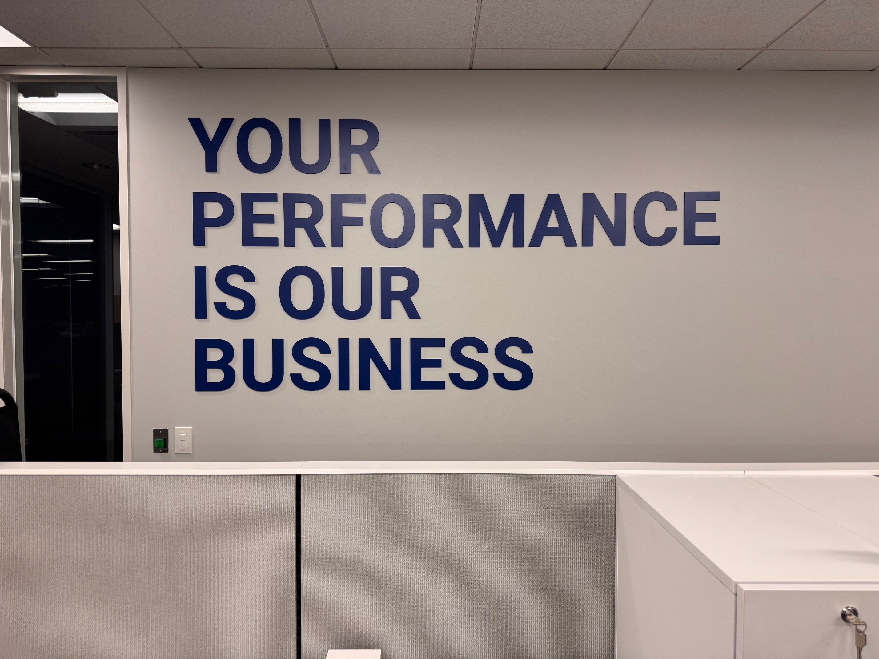 Custom office decoration