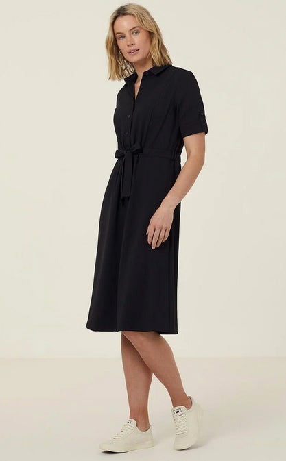 Heavy Stretch Georgette Shirt Dress