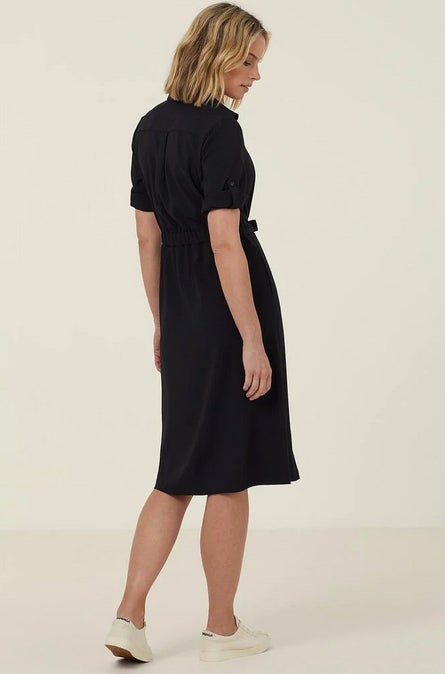 Heavy Stretch Georgette Shirt Dress