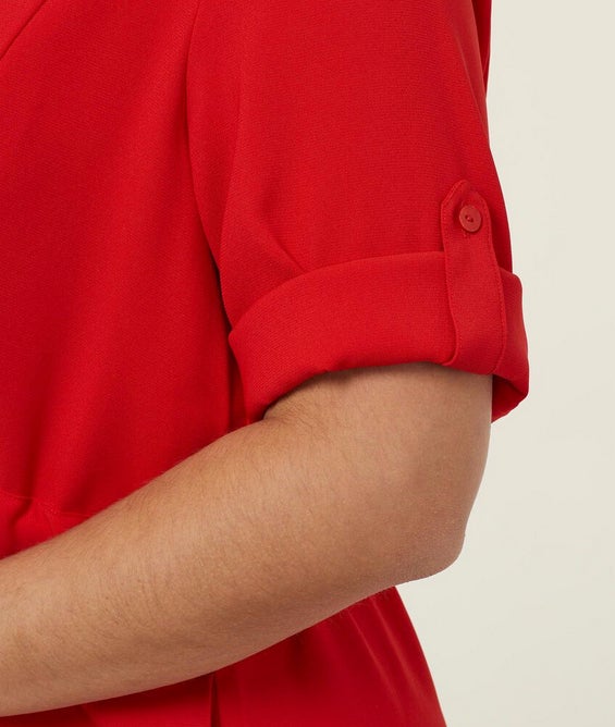 Heavy Stretch Georgette Shirt Dress