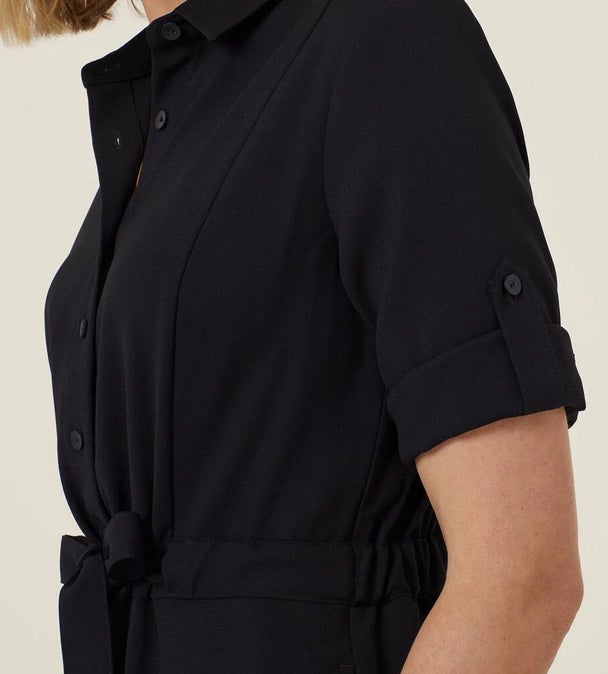 Heavy Stretch Georgette Shirt Dress