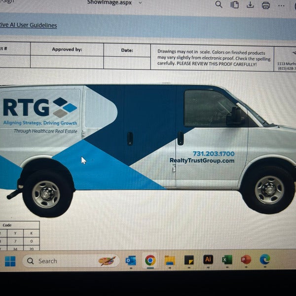 From Concept to Completion: Realty Trust Group Van Wrap