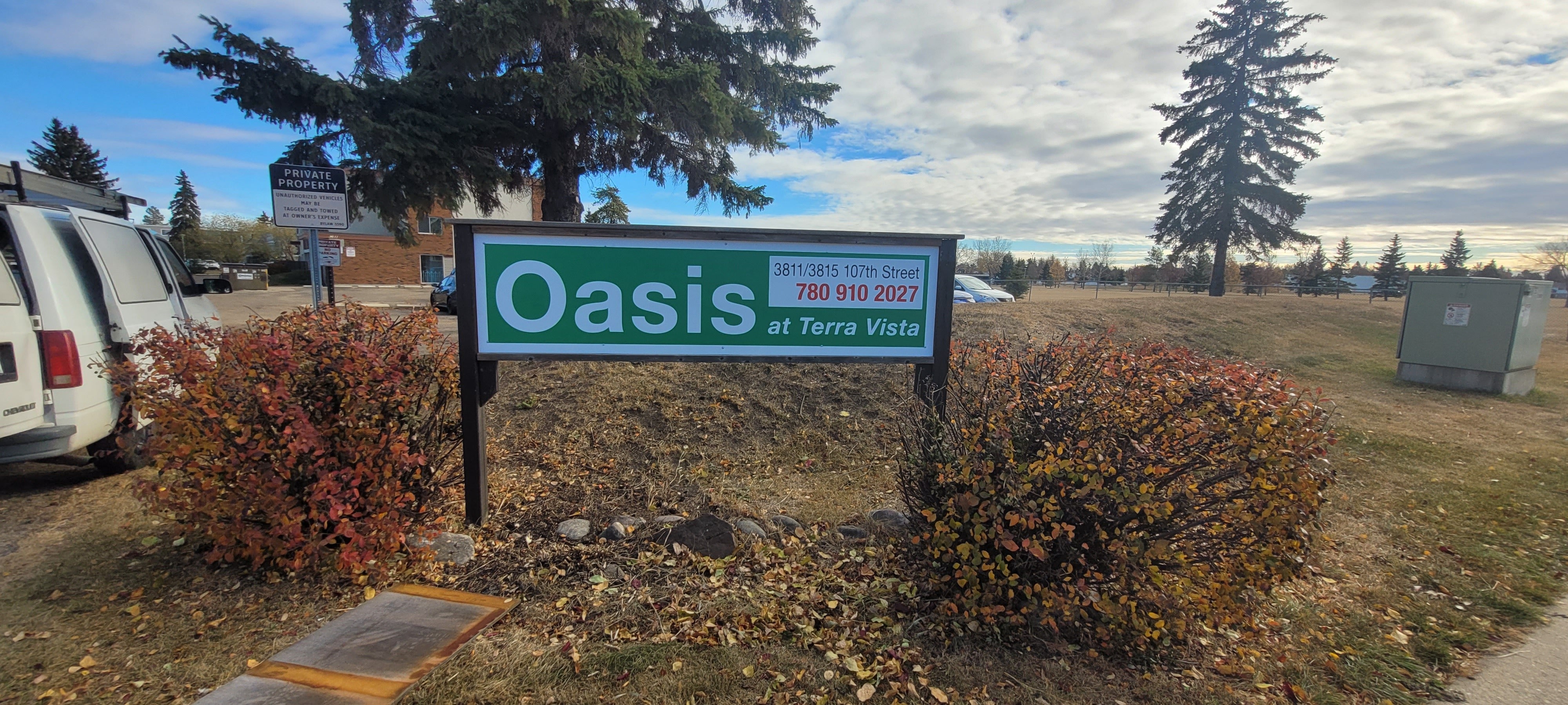 Oasis at Terra Vista Existing Signage Update in Edmonton, AB
