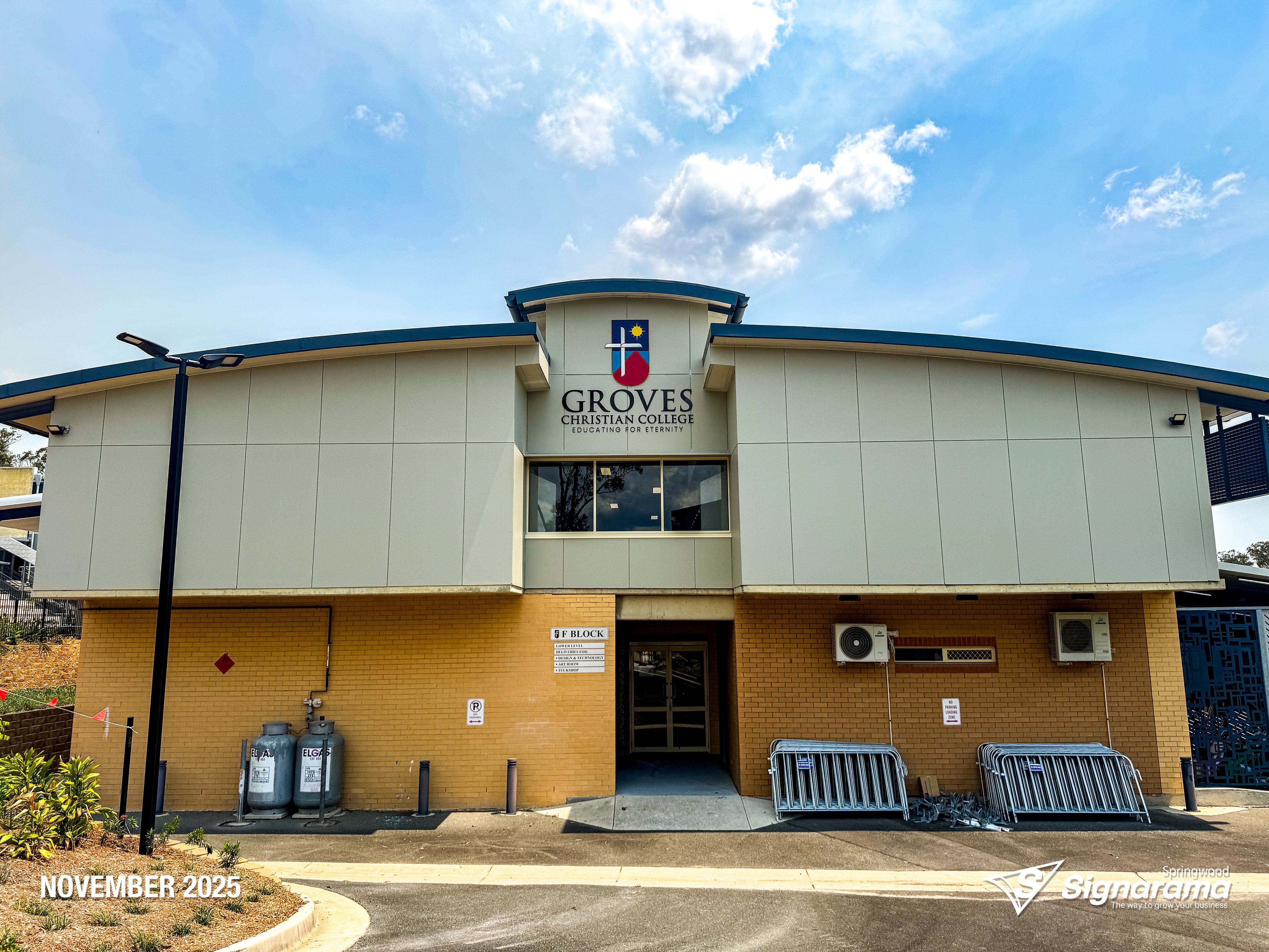 3D Acrylic Logo - Groves Christian College