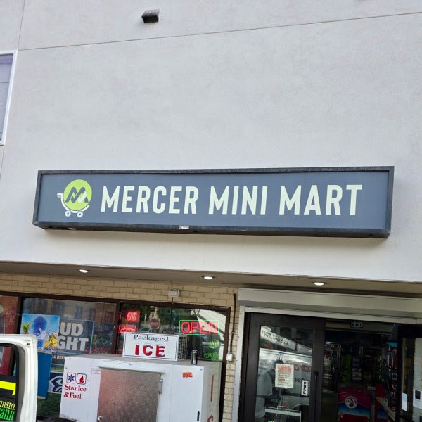 Brand Refresh for Mercer Mini Mart with Updated Cabinet Sign - Seattle, WA