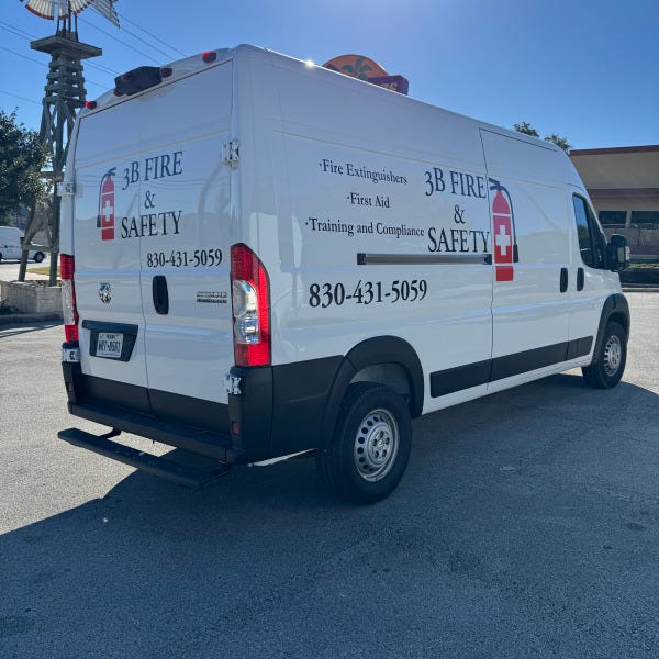 3B Fire & Safety_Van Spot Graphics