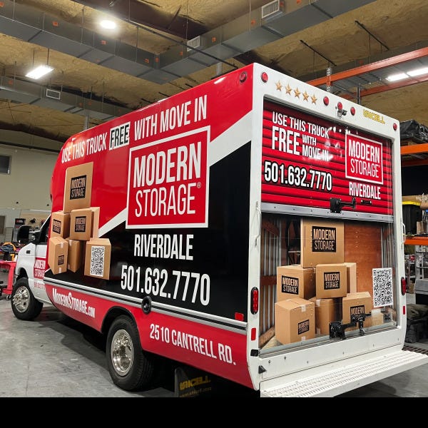 Modern Storage_Driver and Rear_Vehicle Wrap