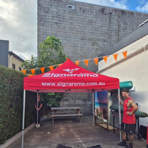Branded marquee