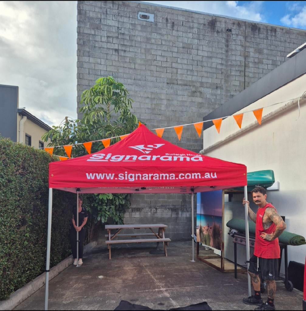 Branded marquee