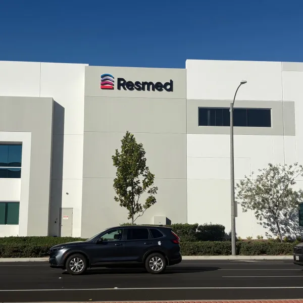 Resmed Building Sign