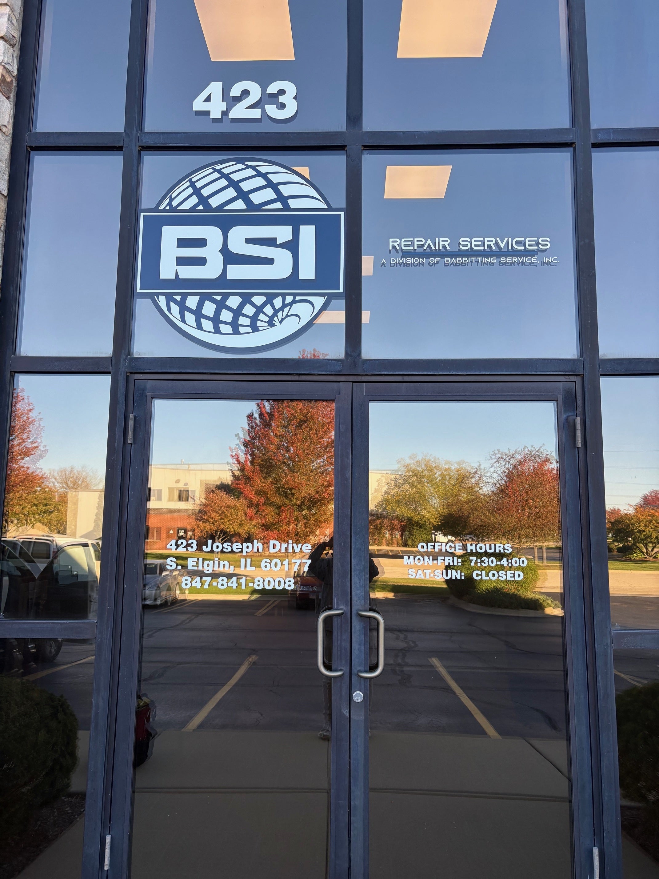 Acrylic and Vinyl Door Graphics