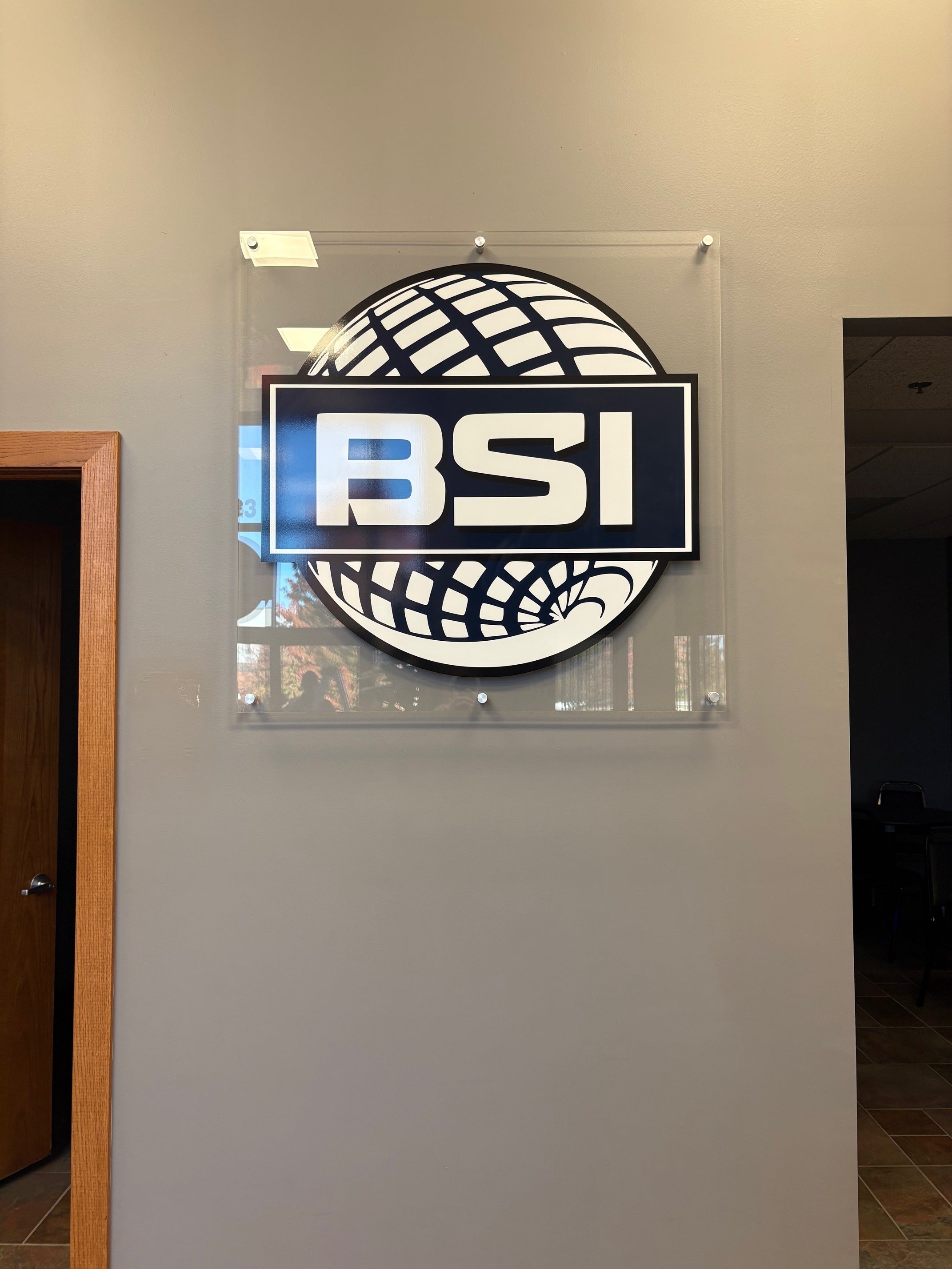 Acrylic and Vinyl Door Graphics