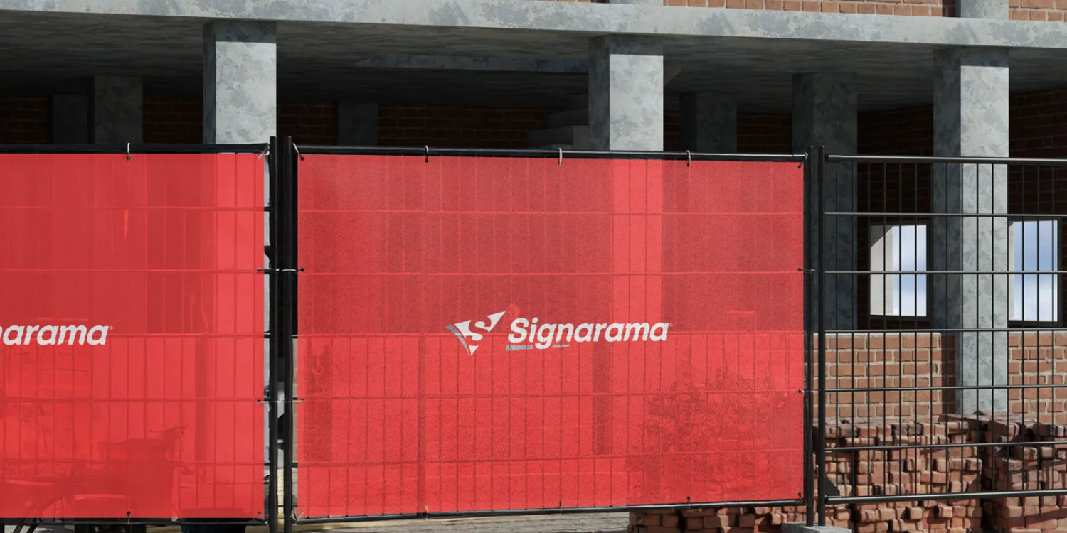 Fence Mesh Banner Signage
