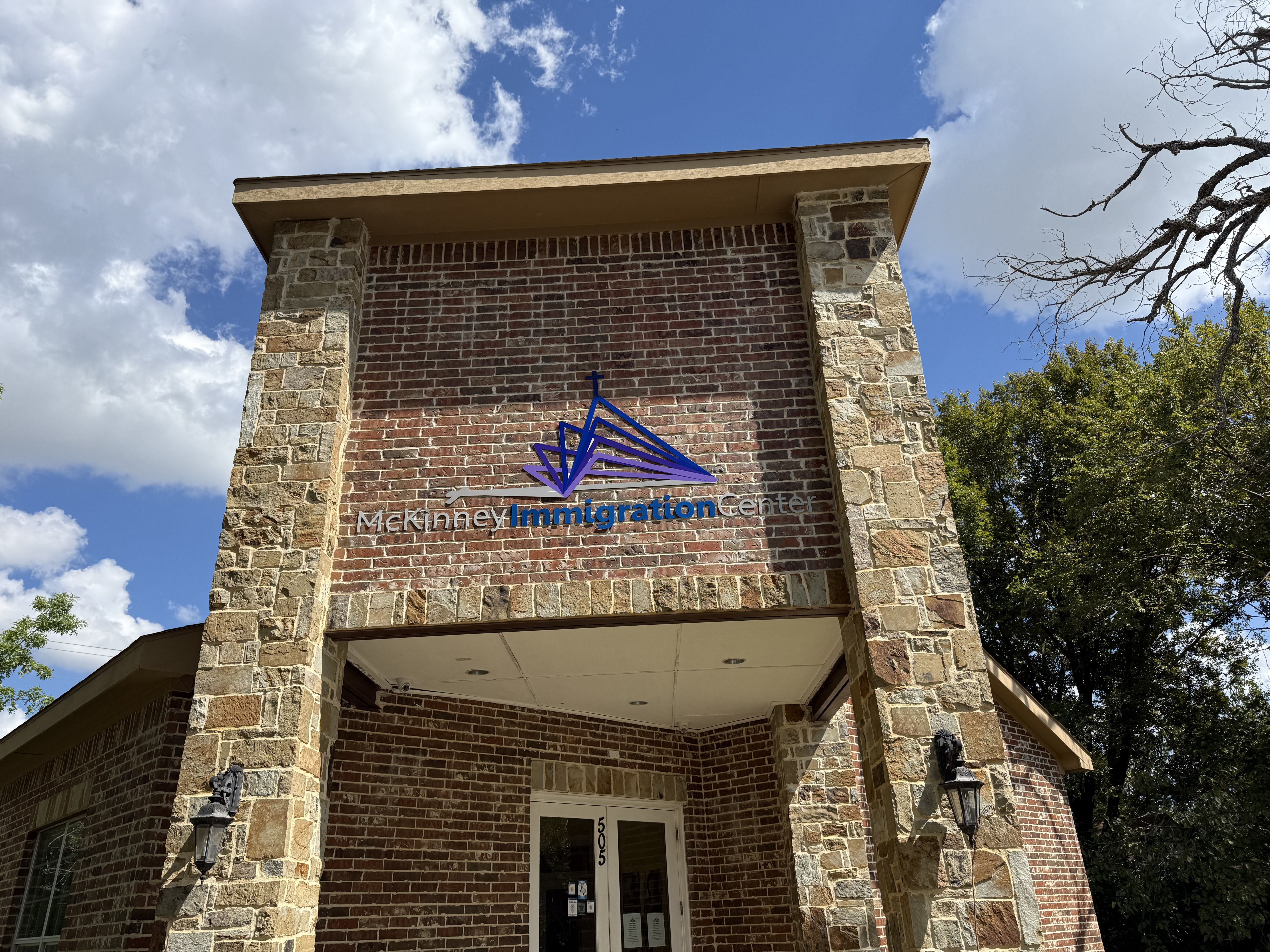 Dimensional Letters at McKinney Immigration Center