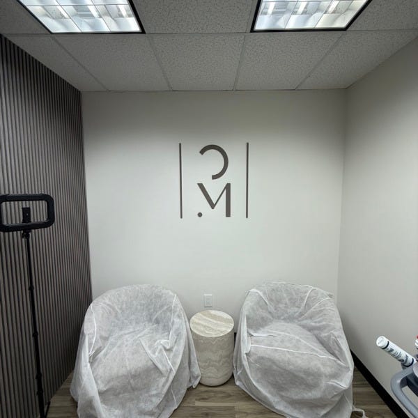 Transforming Concept Med Spa Vienna With Modern Acrylic Lettering & Interior Branding