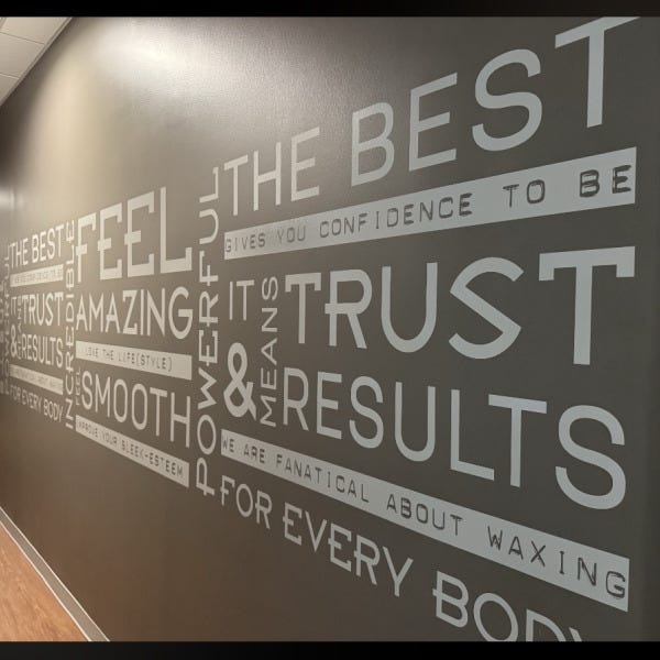 Inside the Build-Out: Wall Murals, ADA Signs & Vinyl Graphics for Waxing the City