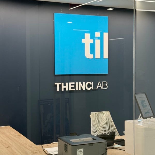 New Acrylic Lobby Sign Installed for The IncLab’s Tysons Office Expansion