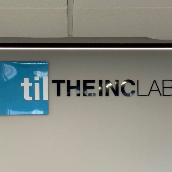 Signarama Tysons Corner Reinstalls Lobby Sign for The IncLab’s Tysons Office