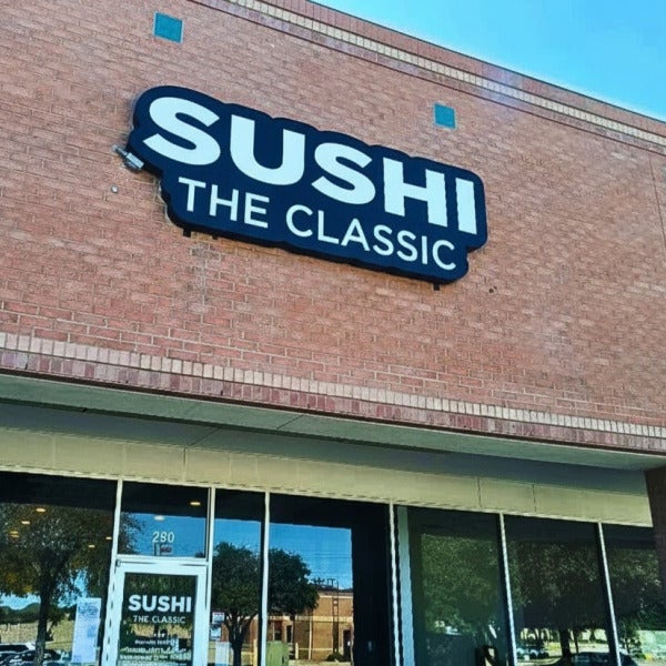 Sushi The Classic Stands Out with Custom Channel Letters by Signarama Plano