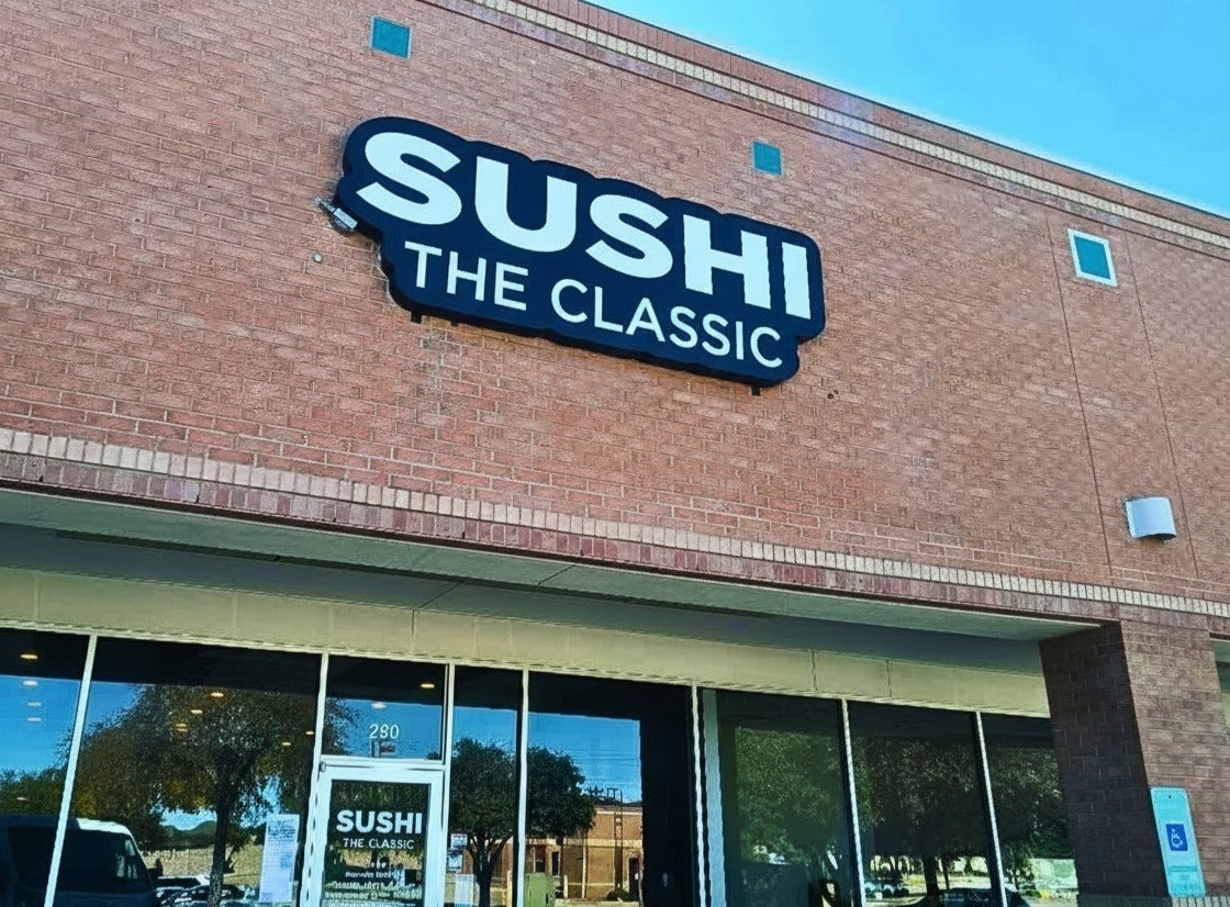 Sushi The Classic Stands Out with Custom Channel Letters by Signarama Plano