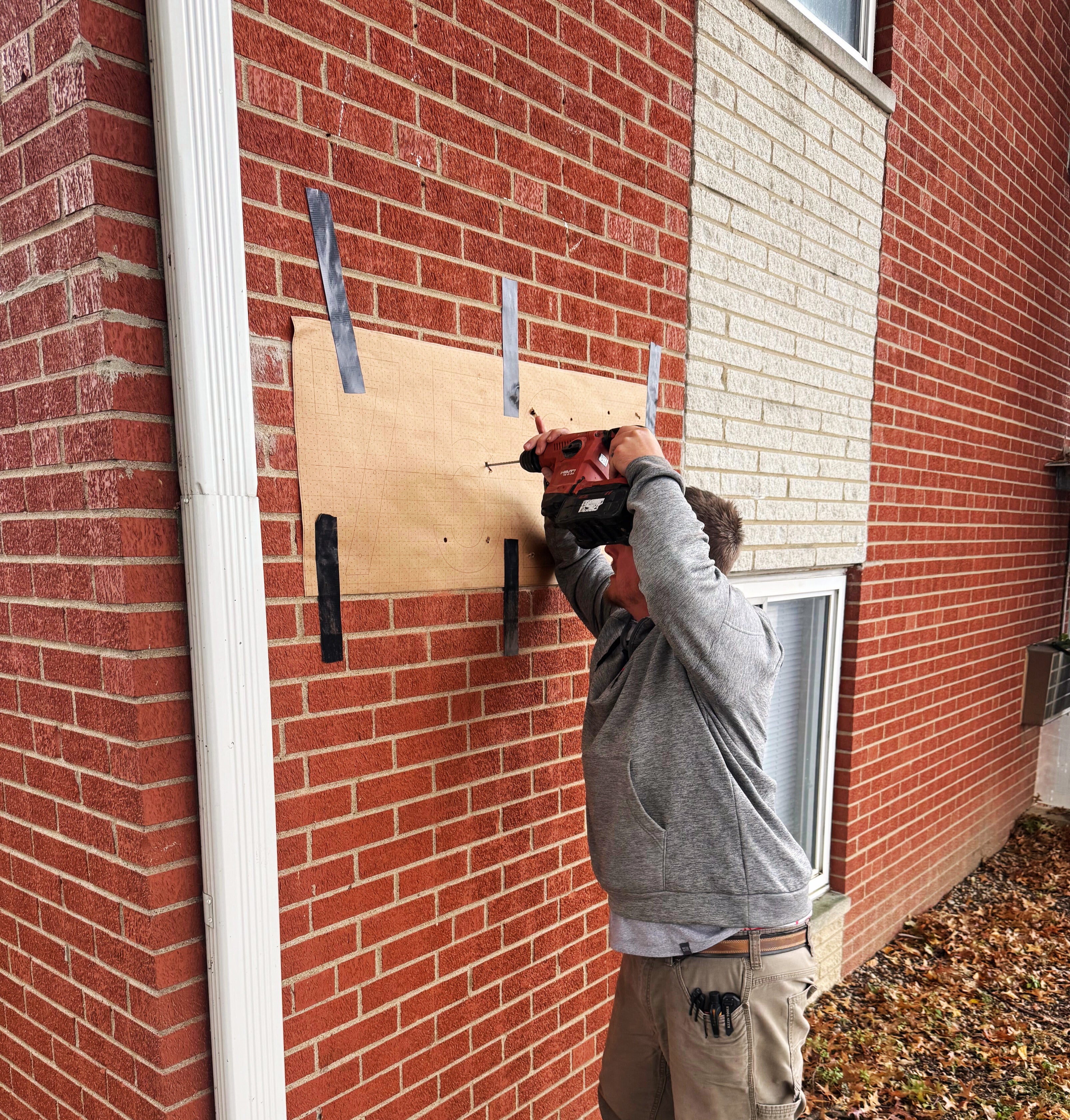  Rainy day install — but progress doesn’t stop here!
