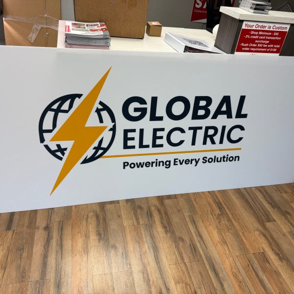 Global electric - polycarbonate light box face