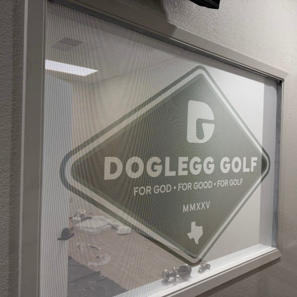 perf window for office windows at Doglegg golf